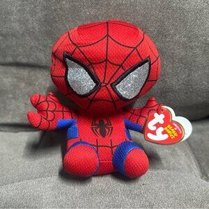 🕷️🕷️ TY Spiderman Plush Doll Figure Marvel Super Hero Toy Beanie Babies 🕷️🕷️